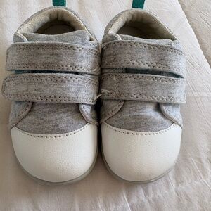 Ten Little Gray and White Kids Shoes